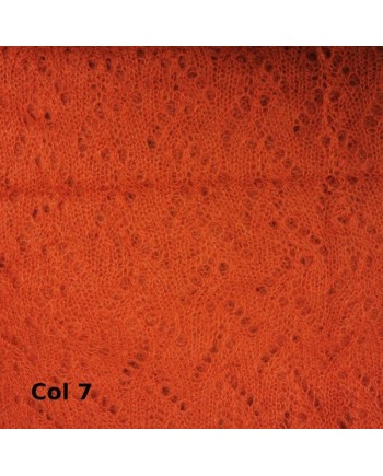 Echarpe en maille ajourée
