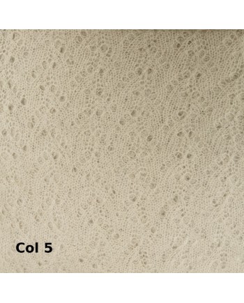 Echarpe en maille ajourée