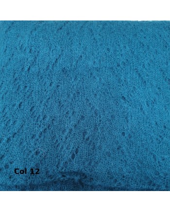 Echarpe en maille ajourée