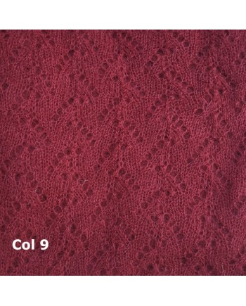 Echarpe en maille ajourée