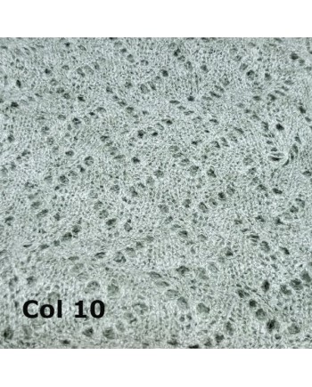 Echarpe en maille ajourée