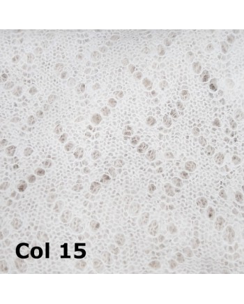 Echarpe en maille ajourée