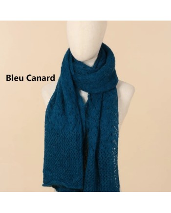 Echarpe en maille ajourée