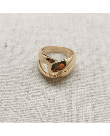 Bague torsadée Plaqué Or