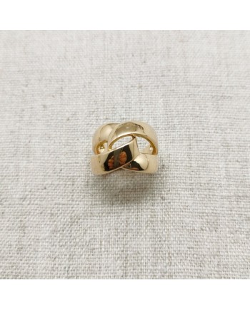 Bague torsadée Plaqué Or