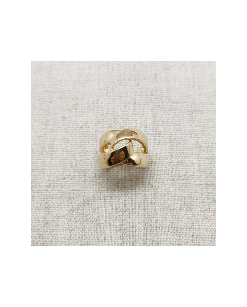 Bague torsadée Plaqué Or