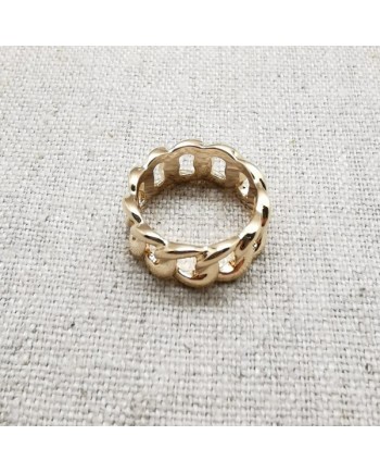 Bague torsadée Plaqué Or