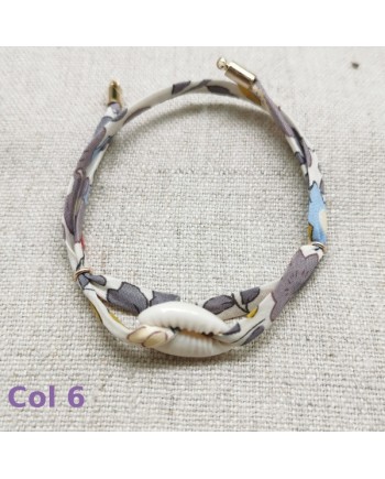 Bracelet coquillage lien liberty