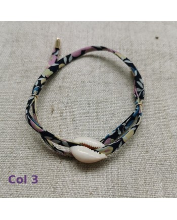 Bracelet coquillage lien liberty
