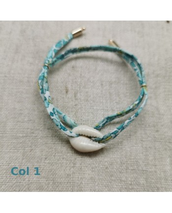 Bracelet coquillage lien liberty