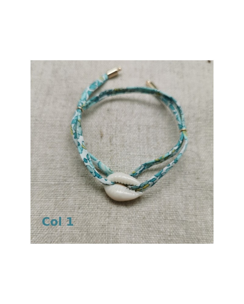 Bracelet coquillage lien liberty