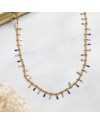Collier chaîne plaqué Or et mini gouttes