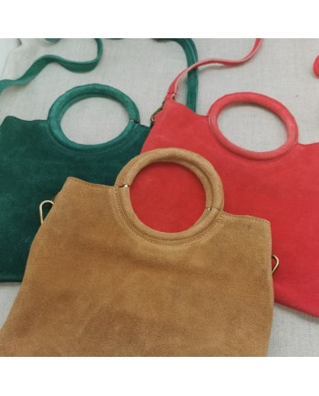 sac anse ronde croute de cuir
