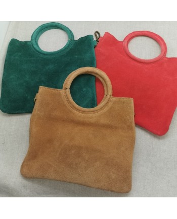 sac anse ronde croute de cuir