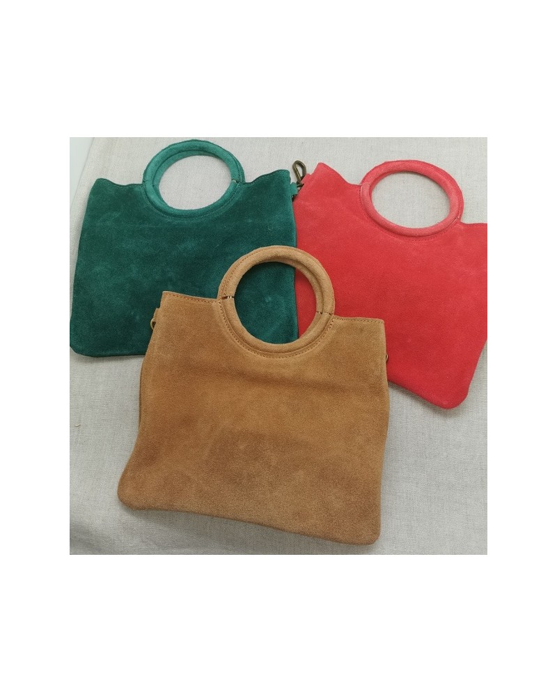 sac anse ronde croute de cuir