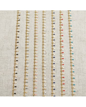 Collier chaîne plaqué Or et mini gouttes