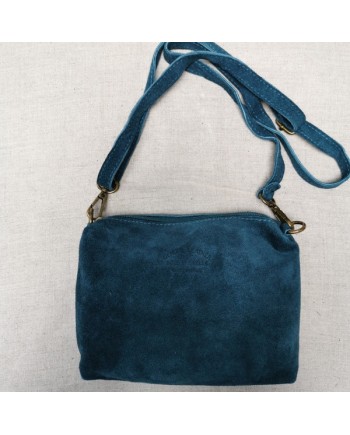 sac à franges anse ronde en cuir