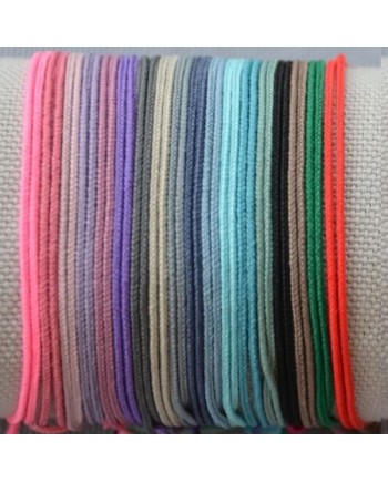 gamme de lacet coton fin