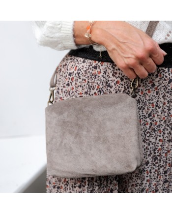 sac à franges anse ronde en cuir