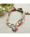 Bracelet médaille colombe ou arbre sur liberty