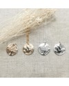 Collier médaille colombe ou arbre
