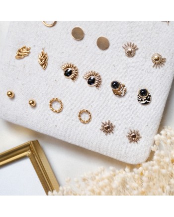 Boucles d'oreilles puces argent ou doré