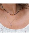 Collier fin et perles naturelles