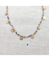 Collier fin et perles naturelles