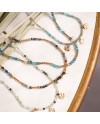 Collier fin et perles naturelles