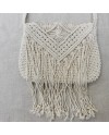 Sac fil coton macramé
