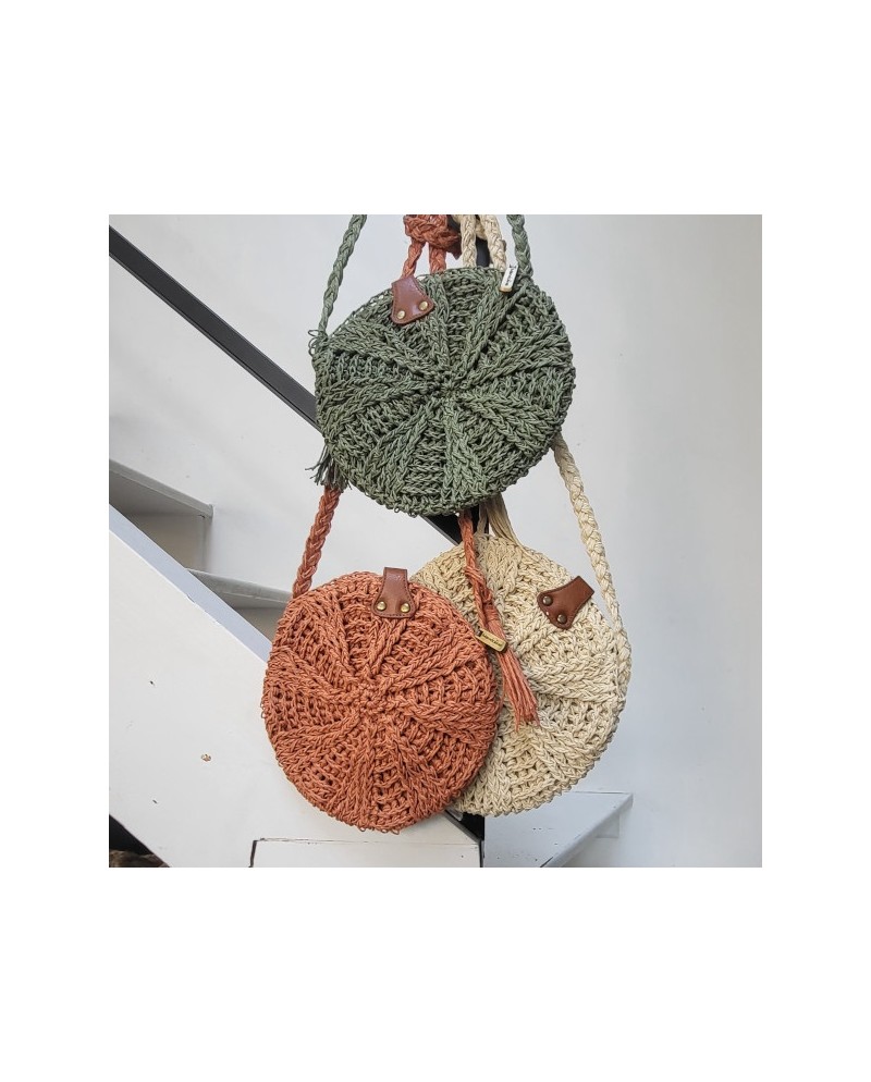 Sac rond en paille