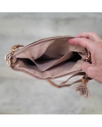 Sac carré en paille