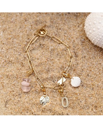 Collier large chaîne et breloque amovible