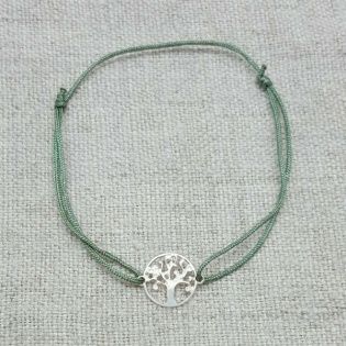 Bracelet arbre de vie Argent ou Plaqué Or