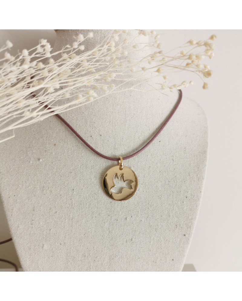 Collier cible colombe