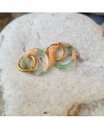 Boucles d'oreilles anneau doré