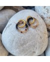 Boucles d'oreilles anneau doré