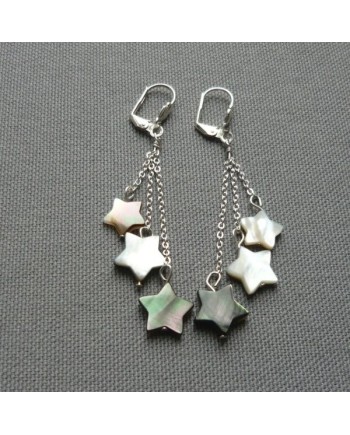 BO longue 3 étoiles argentée