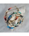 Bracelet perles couleur style "surfer"