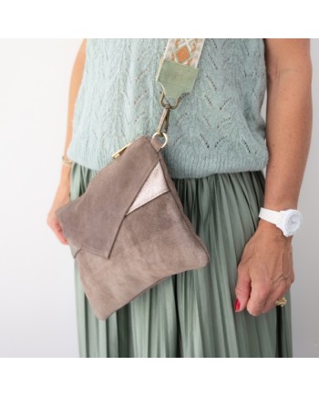 Sac rectangulaire motif doré