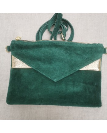 Sac rectangulaire motif doré