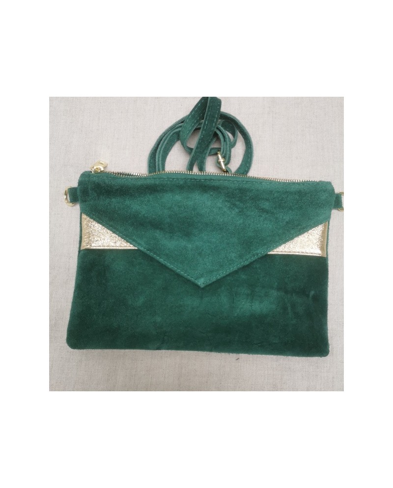 Sac rectangulaire motif doré