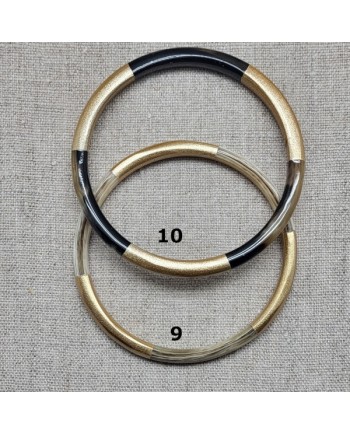 Bracelet jonc rigide en corne buffle