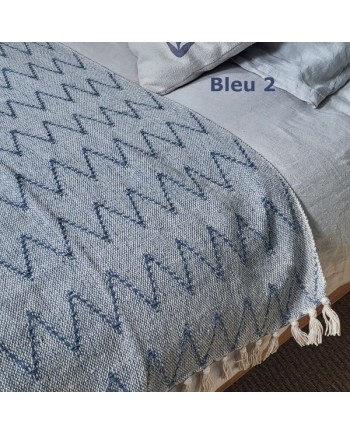 Plaid en coton recyclé