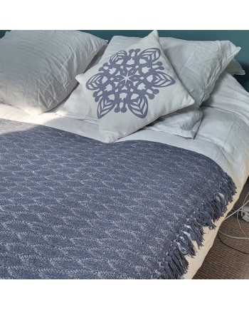 Plaid en coton recyclé