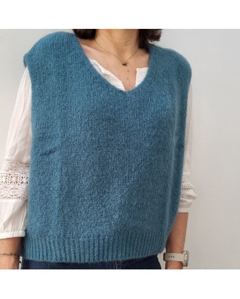 Pull Sans manche col V