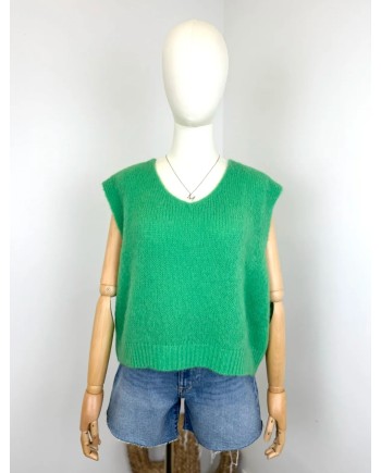 Pull Sans manche col V