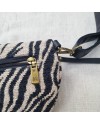 Sac banane motif noir et blanc