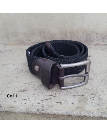Ceinture élastique et cuir