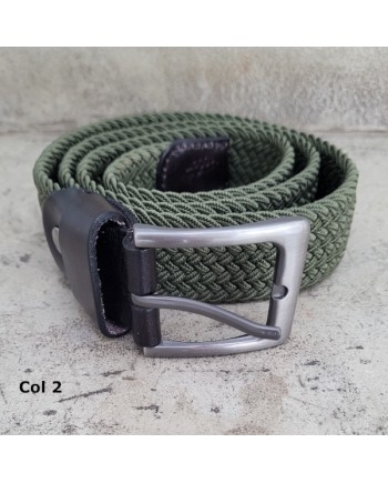 Ceinture élastique et cuir
